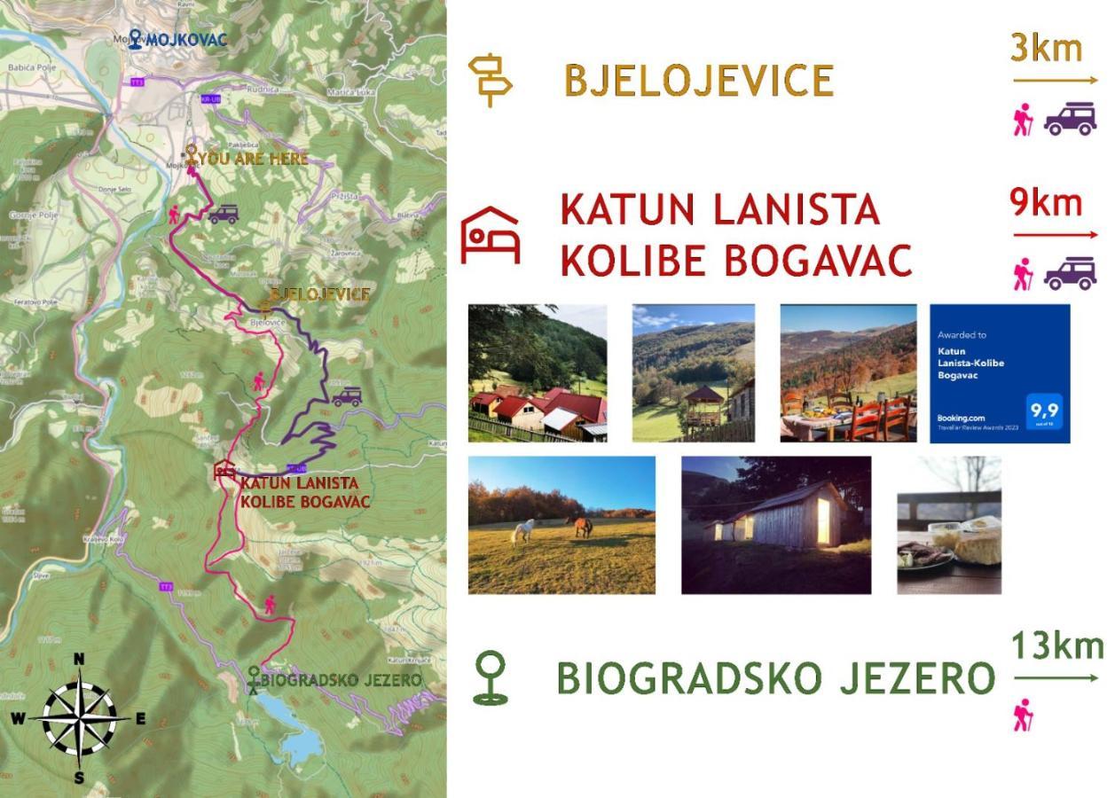 Katun Lanista-Kolibe Bogavac Villa Mojkovac Exterior foto